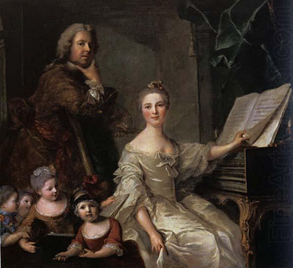 The Artist and his Family, Jjean-Marc nattier